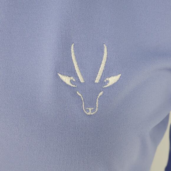 Roaming Dhabi Golf Dress Womens Medium Lavender Stretch Knit Quarter Zip Pockets - Picture 6 of 16